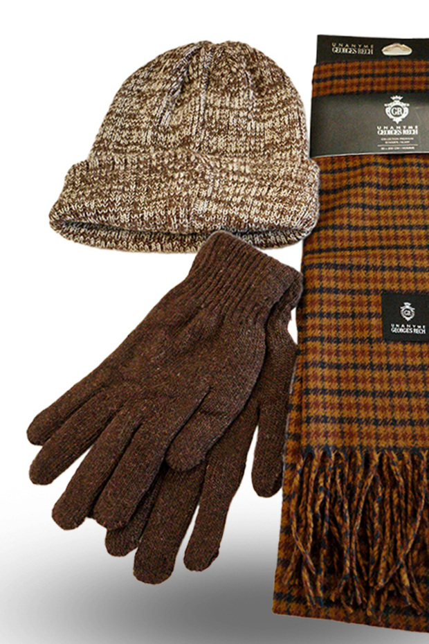 Hat, Scarf, Gloves Set - 3