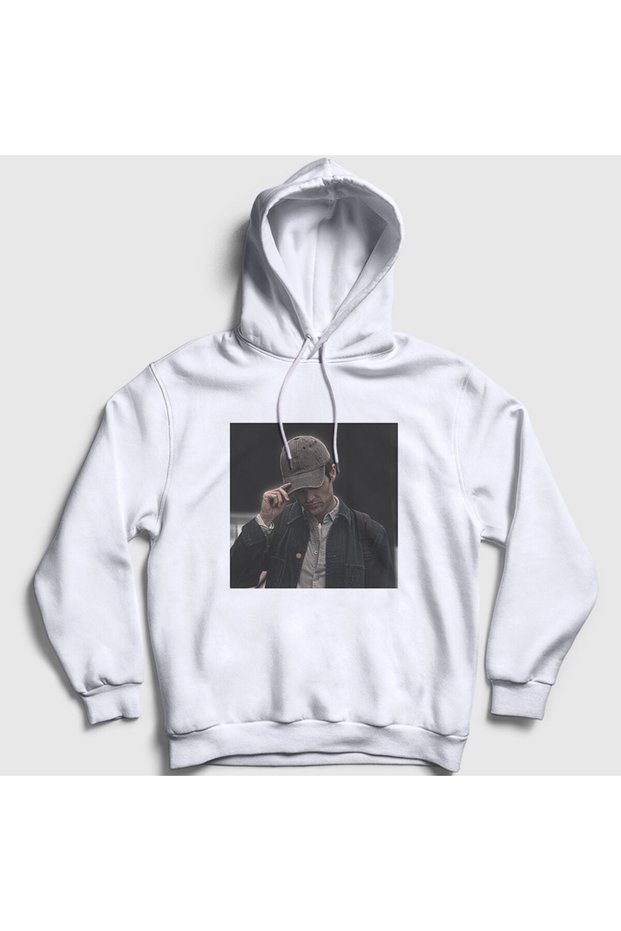 Unisex White Joe Goldberg Penn Badgley Series You Hooded Sweatshirt 582550Tt