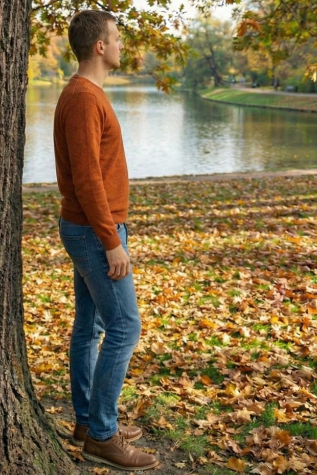 Pulover bărbătesc casual - 3