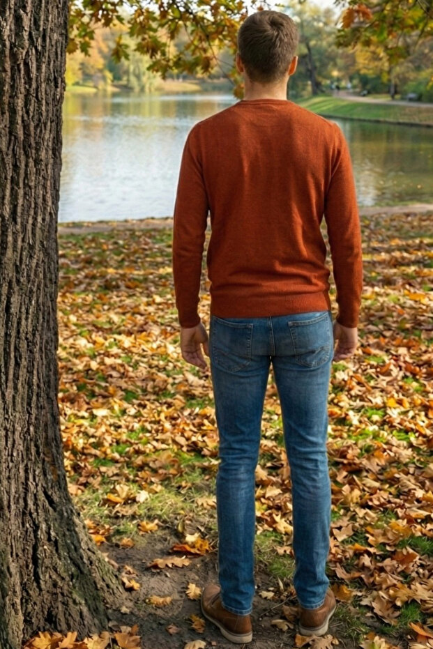 Pulover bărbătesc casual - 2