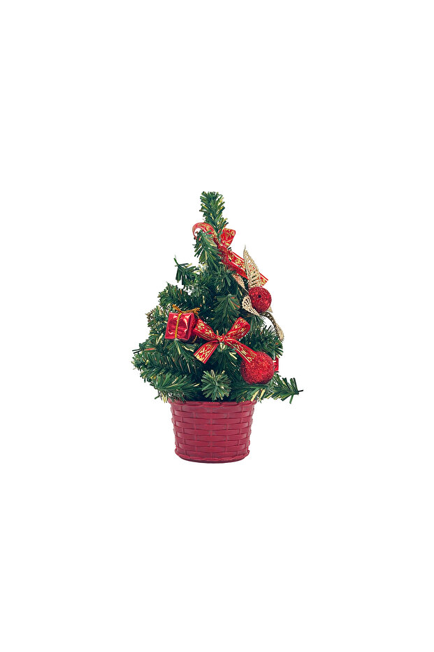 Decorated Table Tree Red 20cm - 2