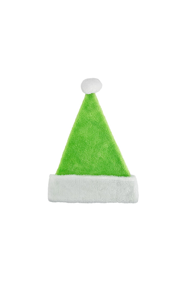 Santa Hat Neon Green 30x41cm