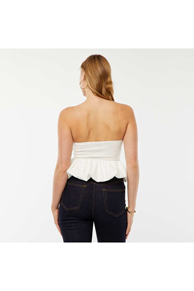 صدرية بيضاء سادة بتأثير نبات البافبول - 3