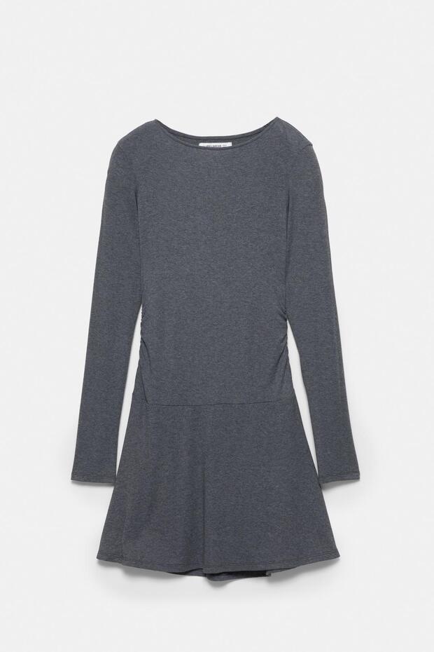 Yumuşak dokulu kısa elbise - 5