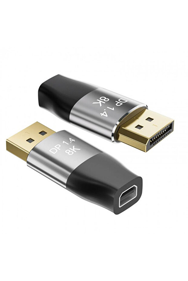 محول ثنائي الاتجاه من Mini DisplayPort إلى DisplayPort بدقة 8K