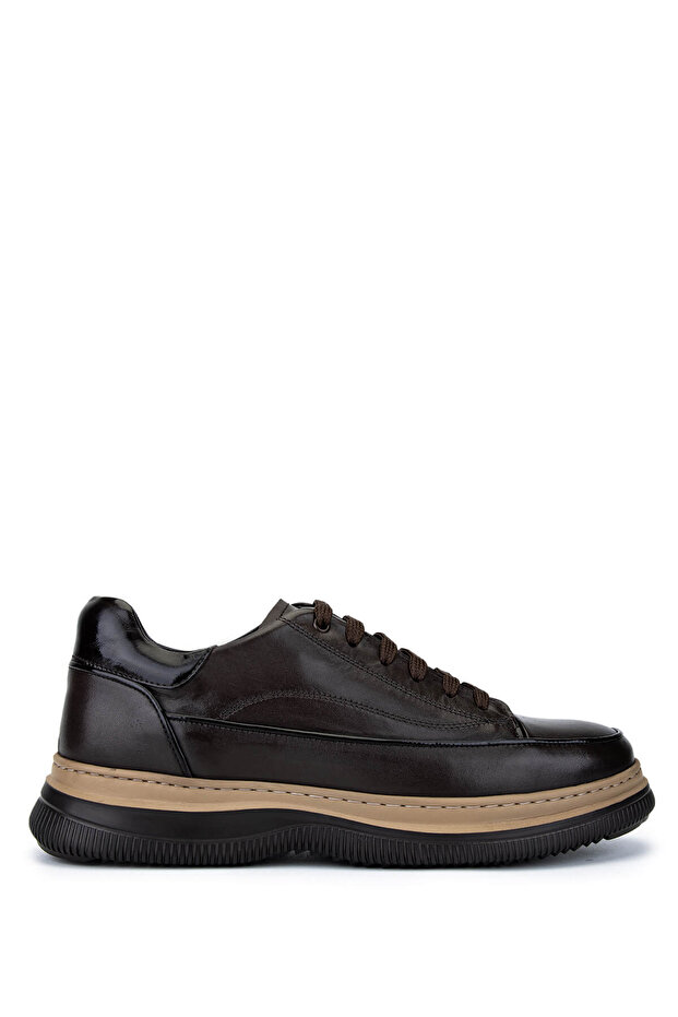 Men's Genuine Leather Brown Casual Shoes