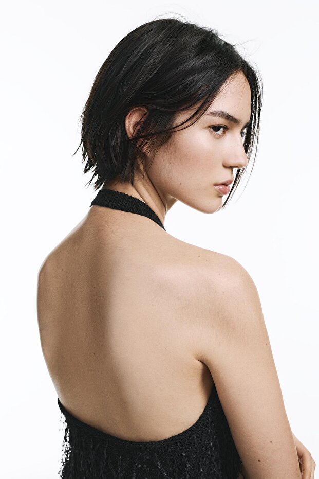 Püsküllü halter top - 4