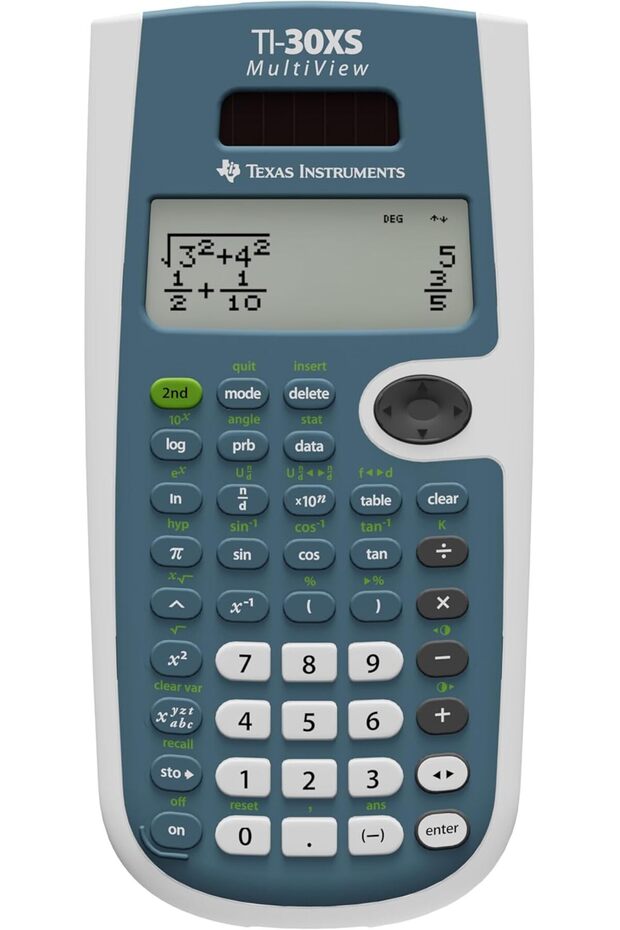 الآلة الحاسبة العلمية متعددة المشاهدات TI-30XS - Texas Instruments