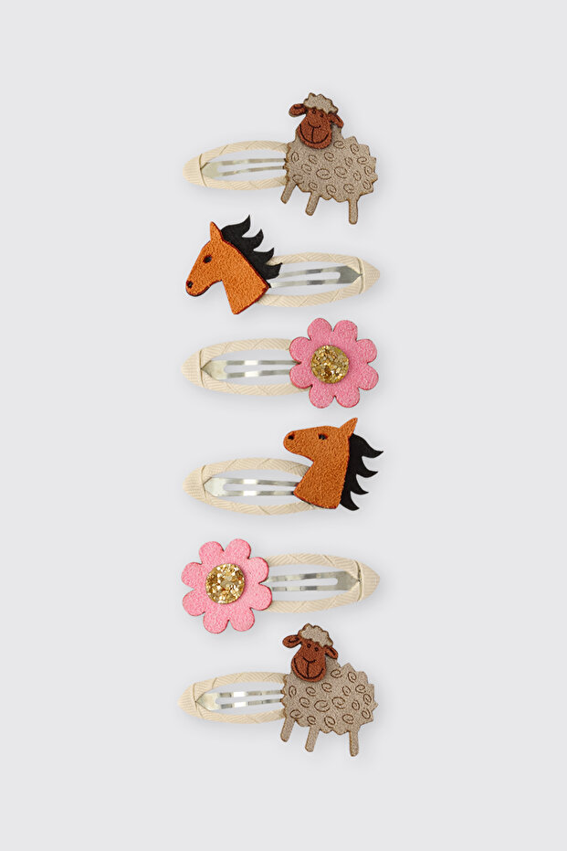 Baby Girl Figured Snap Buckle Set