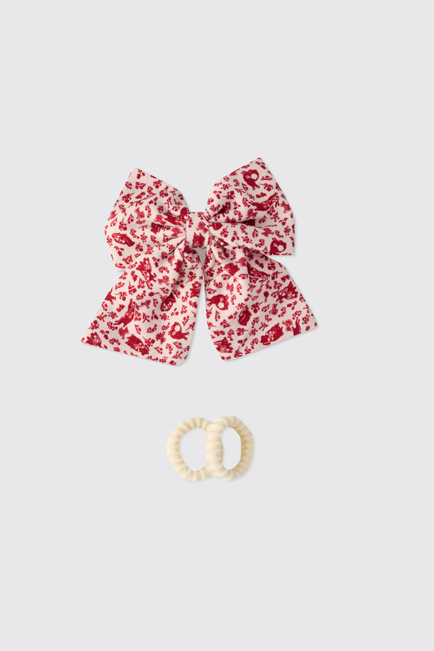 Baby Girl Ribbon Buckle Set