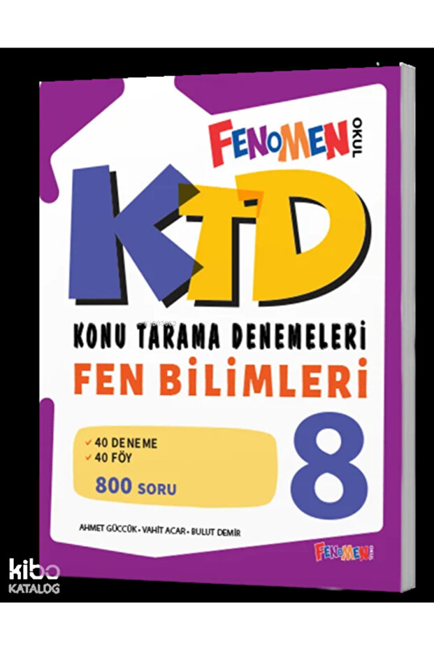 Fenomen 8 Fen Bilimleri Konu Tarama Denemeleri