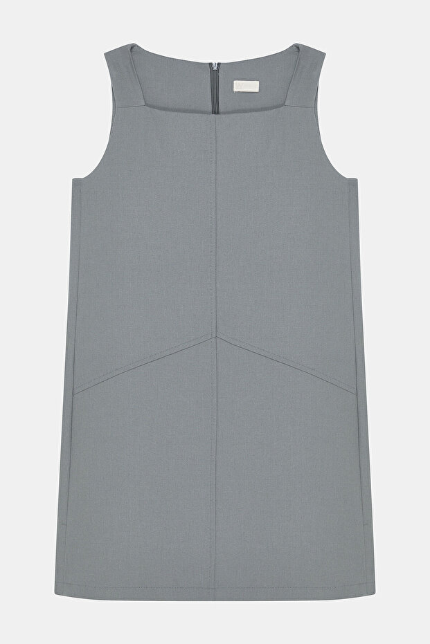 AÇIK HAKİ MİNİ ELBİSE - 1