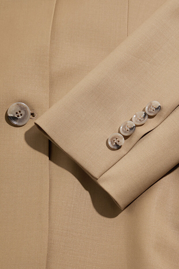 CAMEL YÜNLÜ CEKET - 4