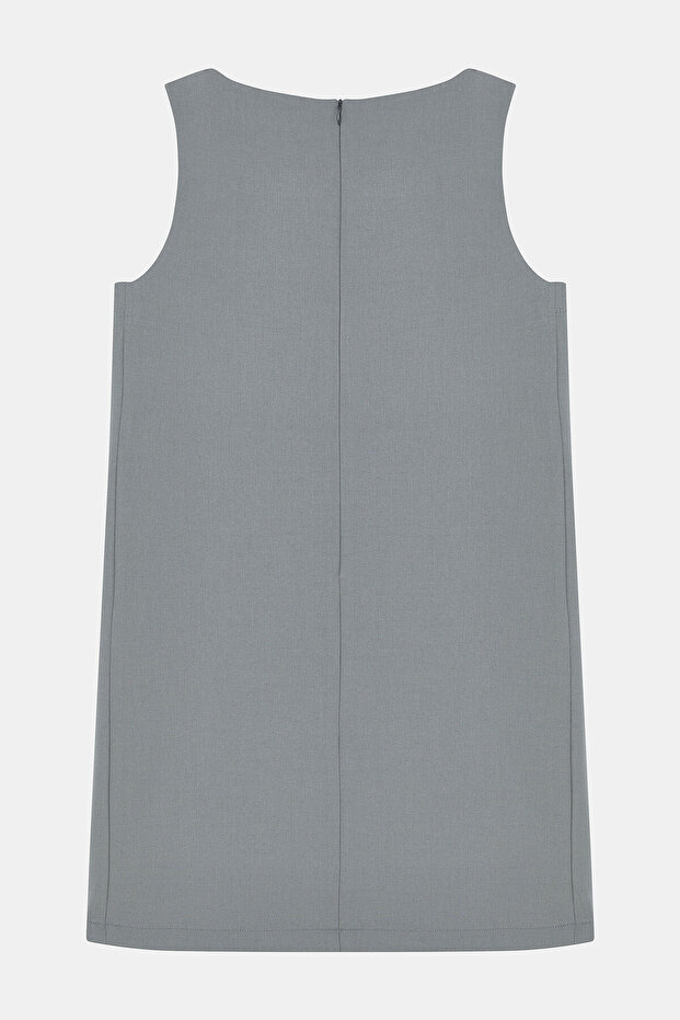 AÇIK HAKİ MİNİ ELBİSE - 2