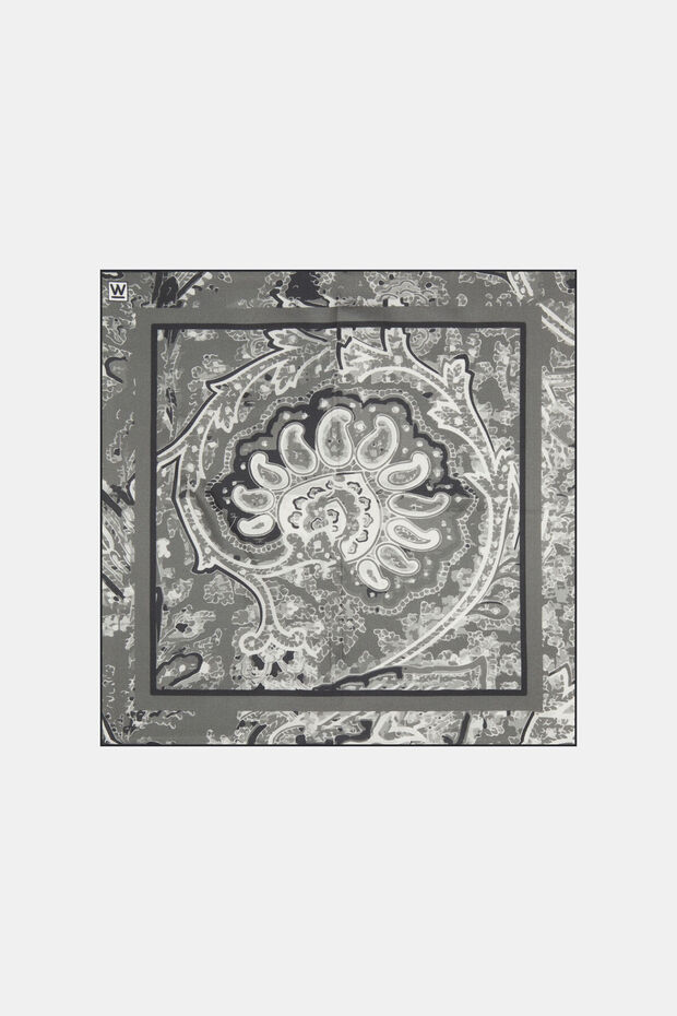 DESENLİ İPEK MENDİL - 1