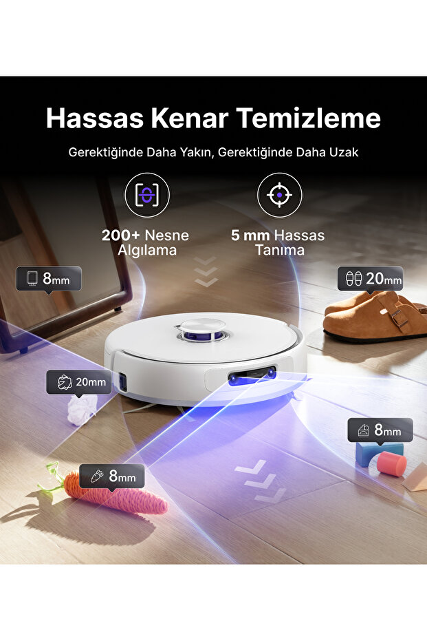 Freo Z10 Ultra Akıllı Robot Süpürge Gri,18.000PA Emiş Gücü - 7