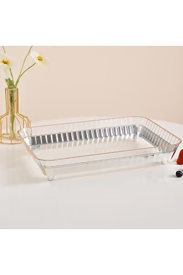 Decorative Tray Cosmetic Storage Case for Kitchen and Bathroom