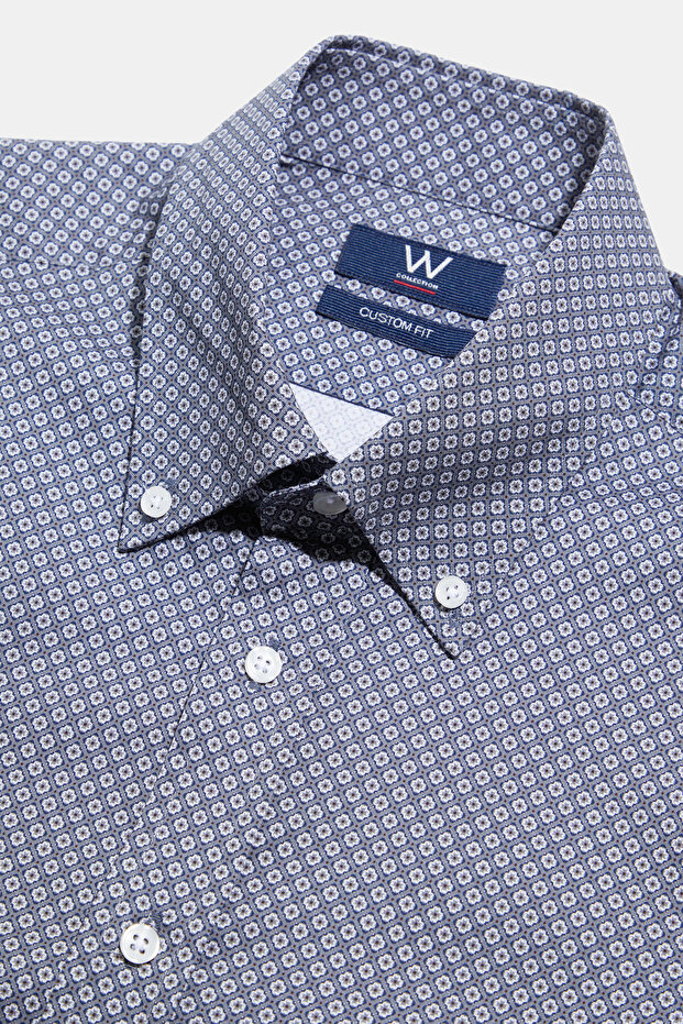 BASKI DESENLİ GÖMLEK - 3