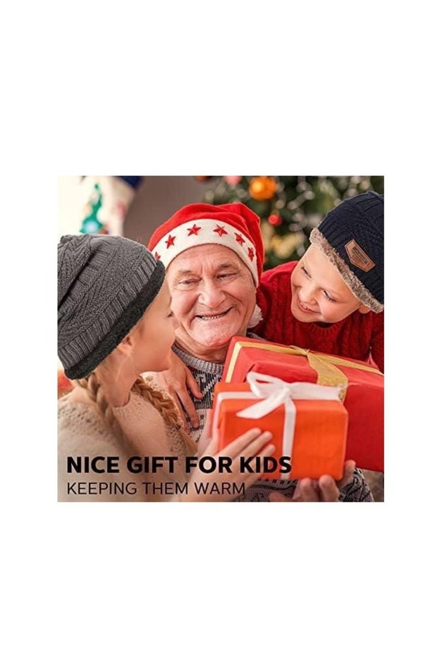 قبعة شتوية سميكة عصرية - 3