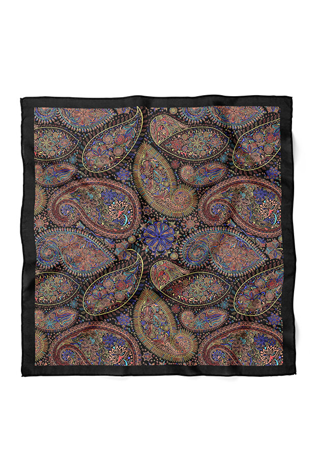 وشاح بنمط شال باندانا مقاس 70×70 سم