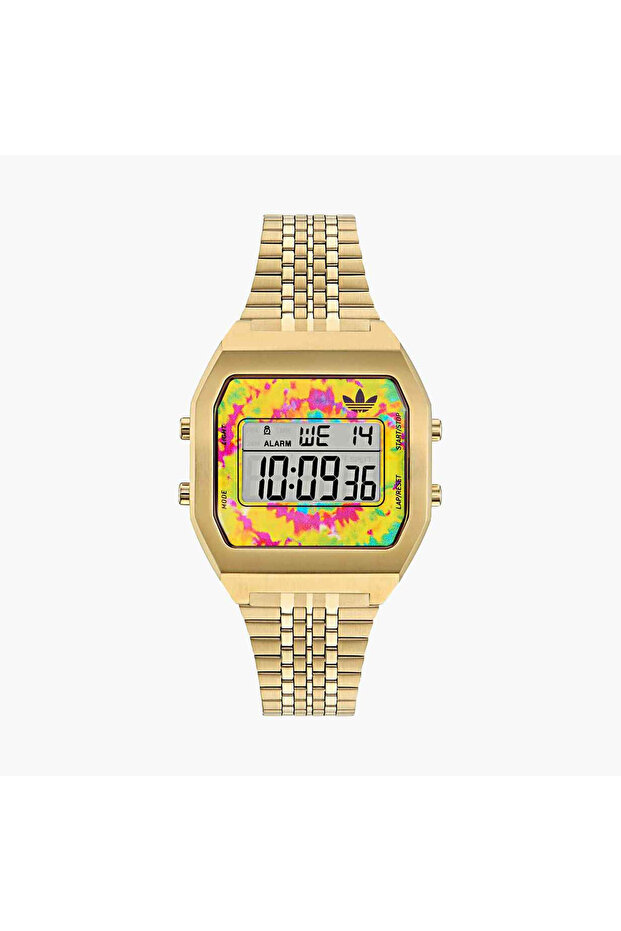 Gold Digital Stainless Steel Strap Watch | AOST24559