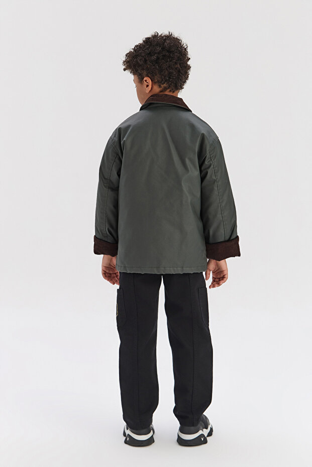 سترة كاكي للأولاد - 4