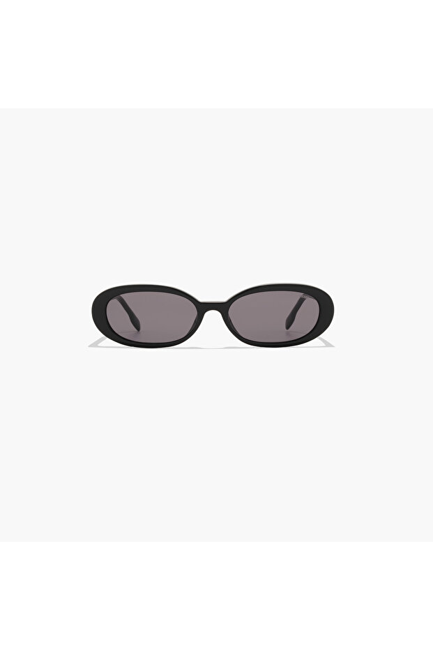 Doris 53MM Grey Oval Sunglasses - BLA-000340-0107