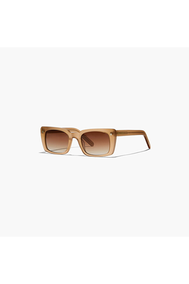 THAT'S WOW Brown Lens 51 mm Rectangle Sunglasses