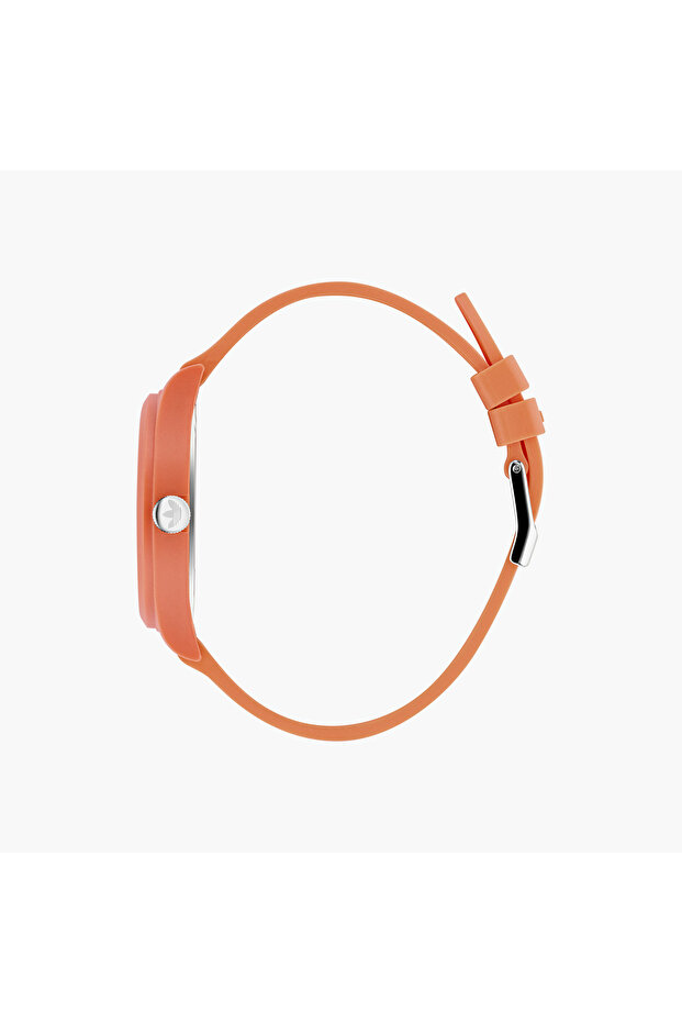 ساعة يد برتقالية تناظرية بسوار سيليكون - AOST22560 - 4