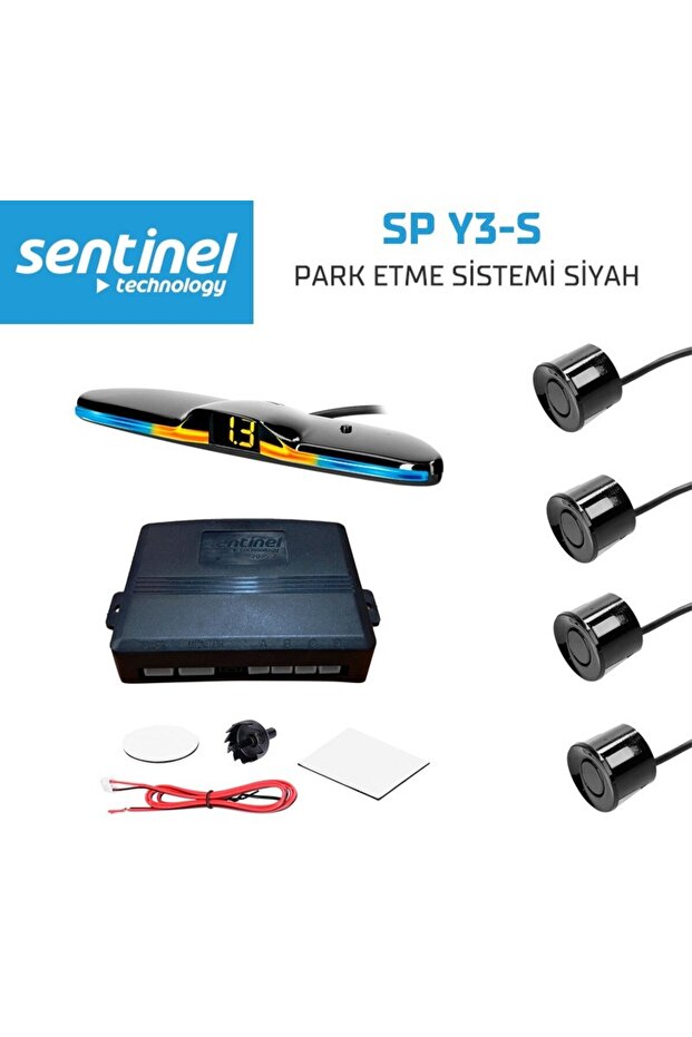 New Ekranlı Park Sensörü - Siyah - 5