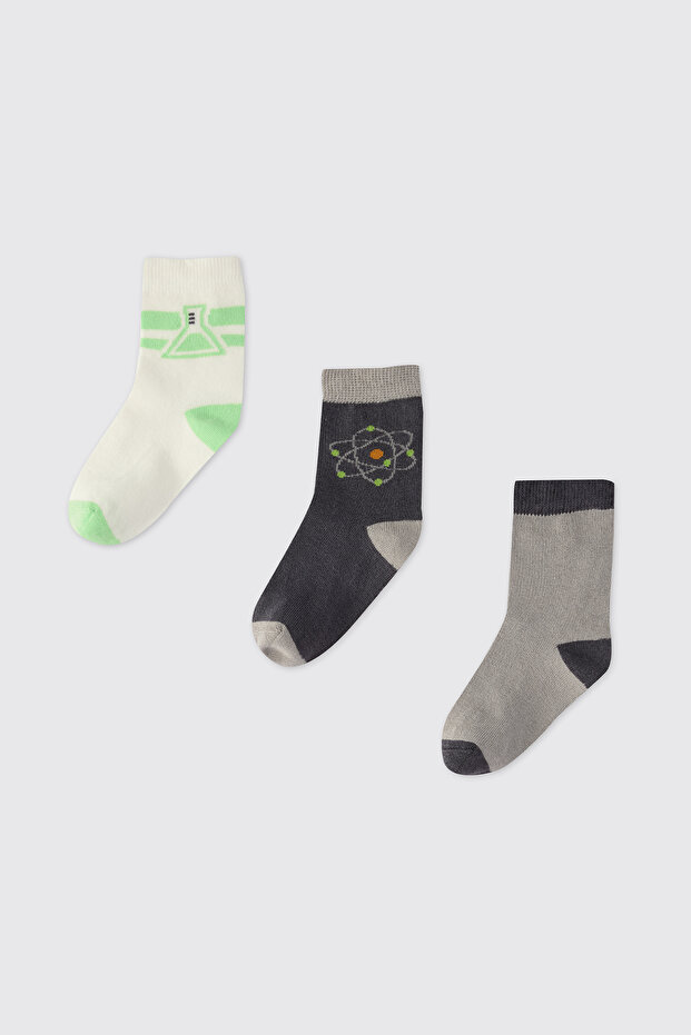 Boy's 3-Piece Sock Socks