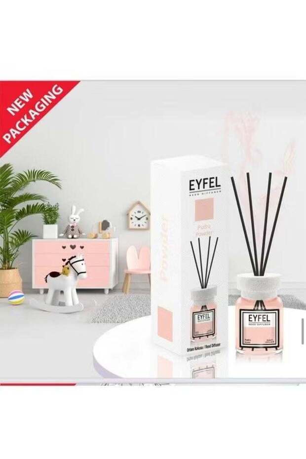 Fresh Powder Pudra Scented Room Reed Diffuser Scent Set (120ml)