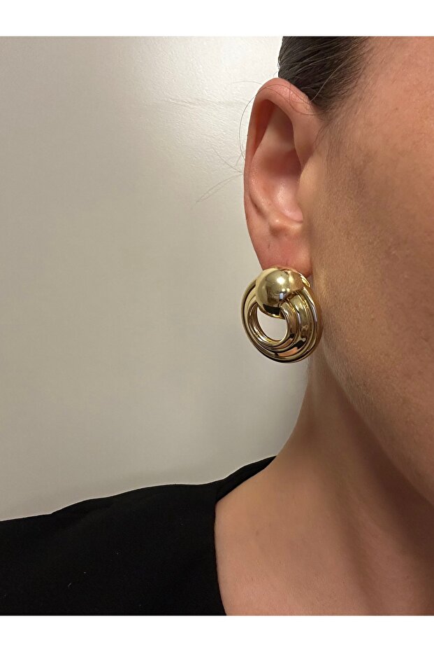 çelik lora küpe - 1