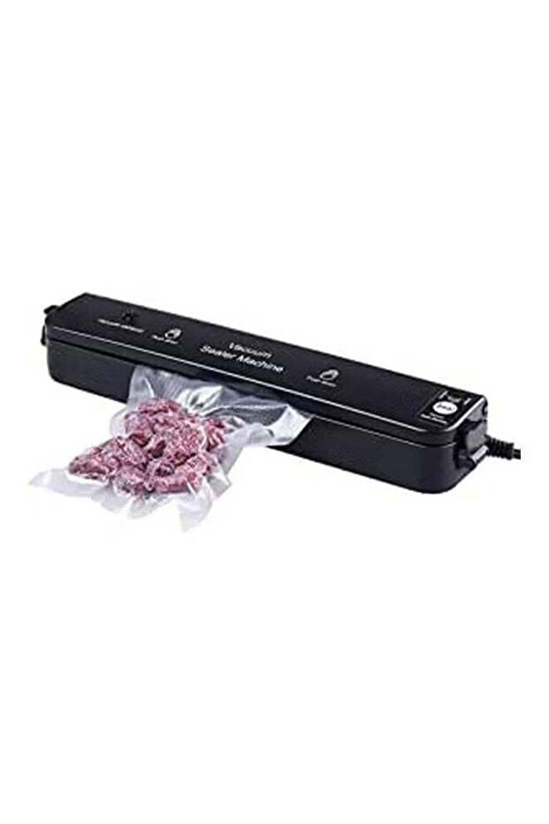 Home Vacuum Food Sealer Machine With Free Bags Packing Packer For Kitchen Black