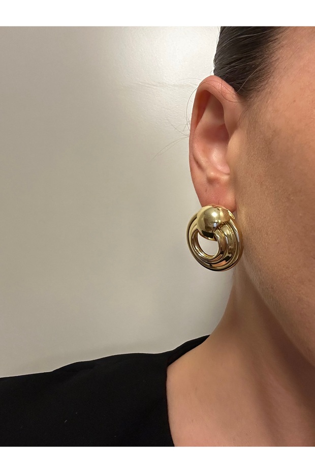 çelik lora küpe - 6