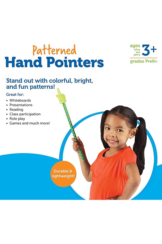 Engraved Hand Pointers, Pack of 3, Multicolor - 6