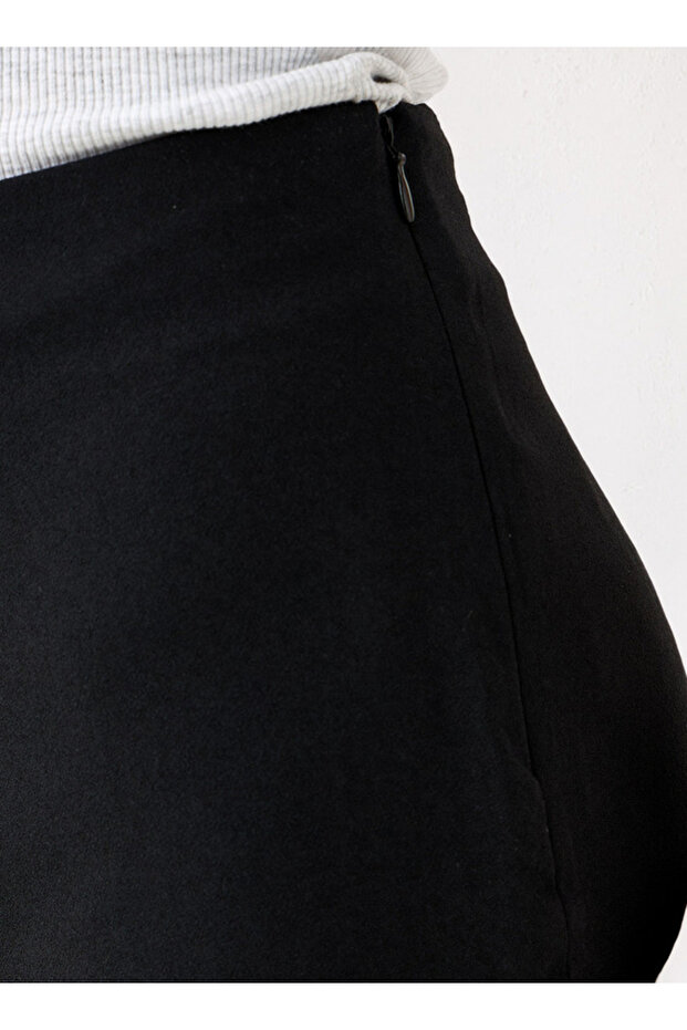 بنطلون واسع الأرجل مع سحاب للإغلاق - 4