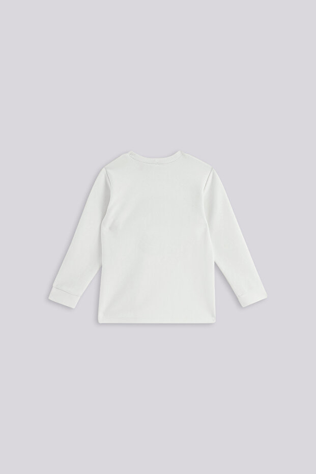 سويت شيرت أبيض للأولاد - 7