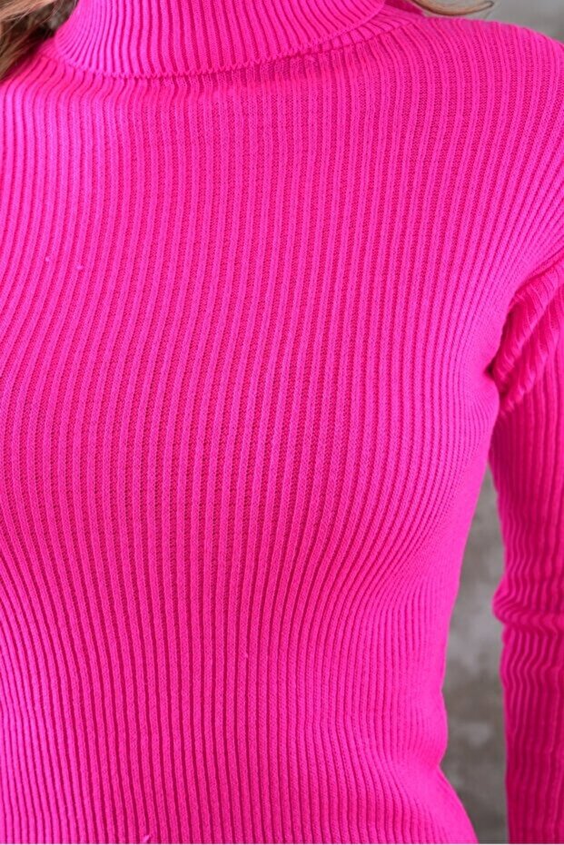 Fitilli Triko Elbise - 5