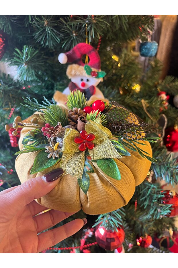 Pumpkin Christmas Ornament