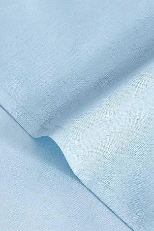 Patchwork Ranforce Single Duvet Cover Set - Blue - 5