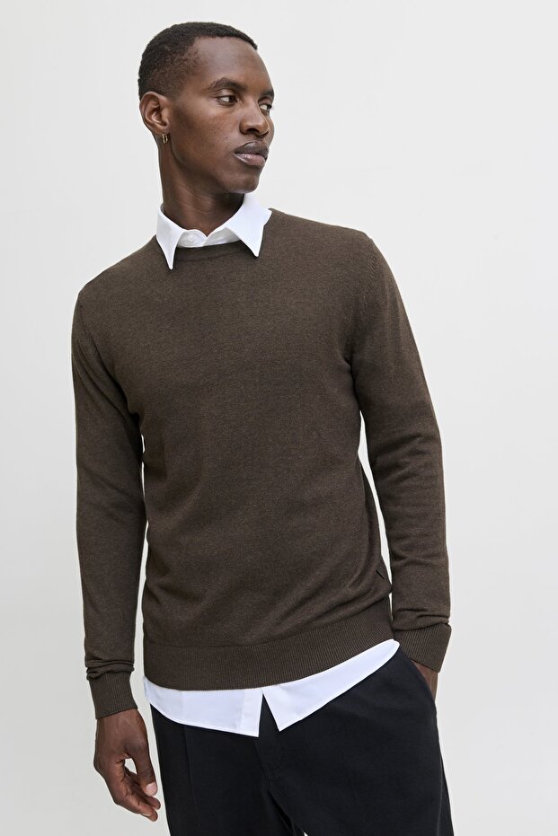 Strickpullover Einfarbig Strickpullover - 6