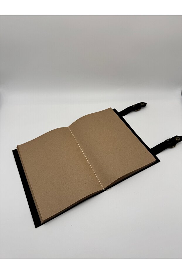 دفتر ملاحظات من الجلد الصناعي باللون الأزرق الداكن - 3