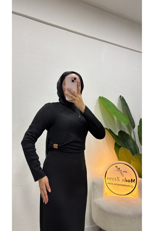 Hira Tesettür Elbise - 4