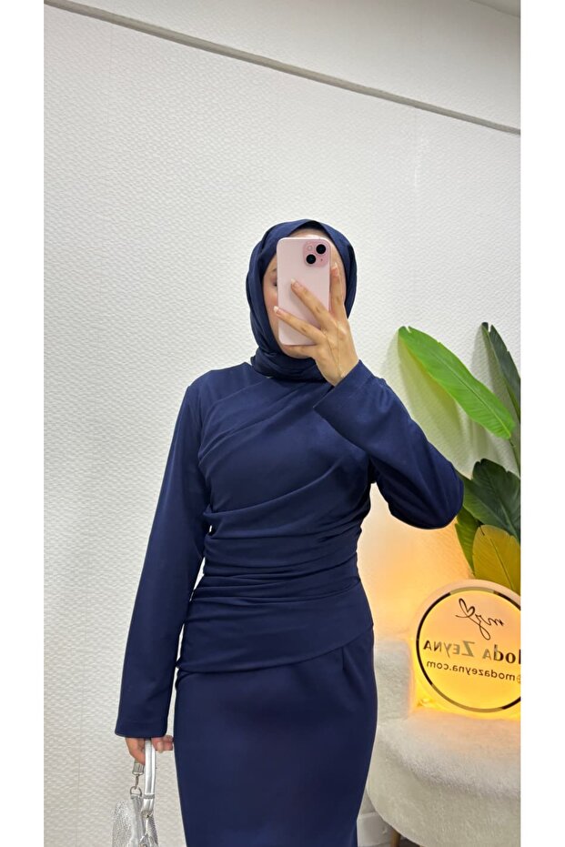 Nisa Draperli Tesettür Elbise - 4