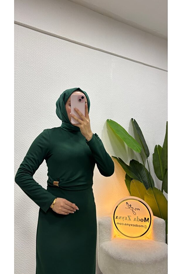 Hira Tesettür Elbise - 4