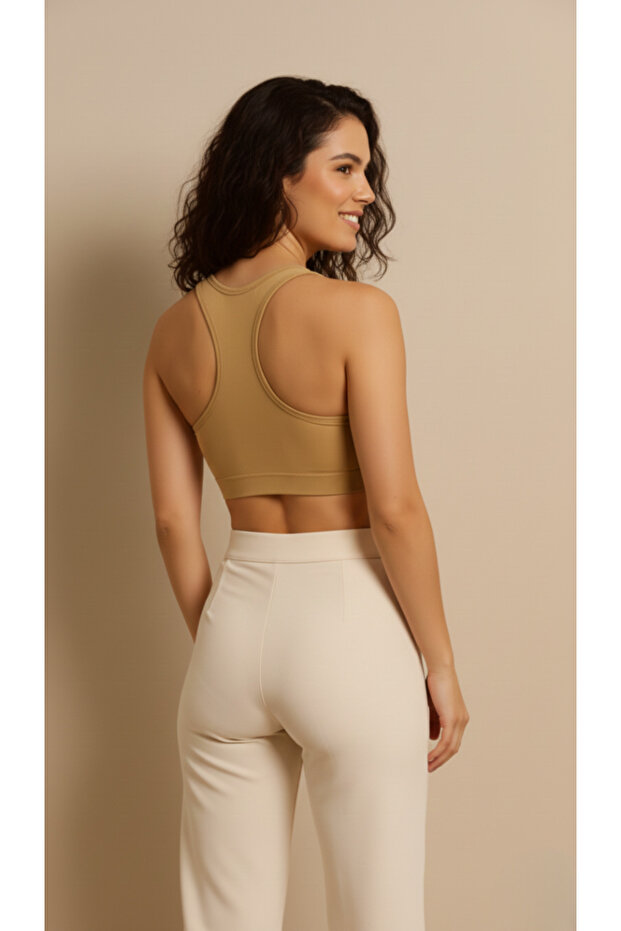 Women's Sports Padded Cross Bustier