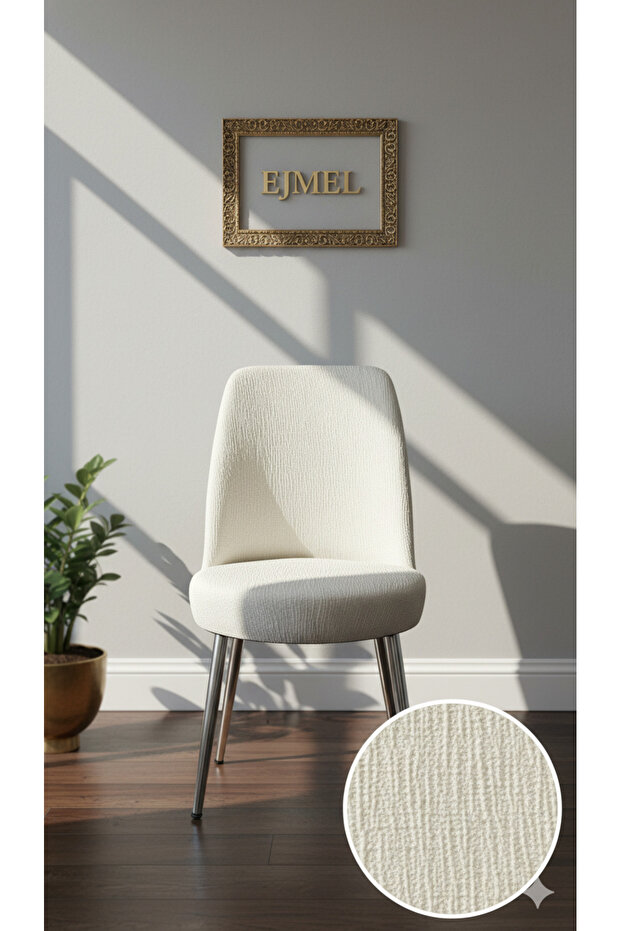1Pcs Woven Jacquard Oval Chair Cover. Retro Chair Cover Elastic, Stretchable, Washable.