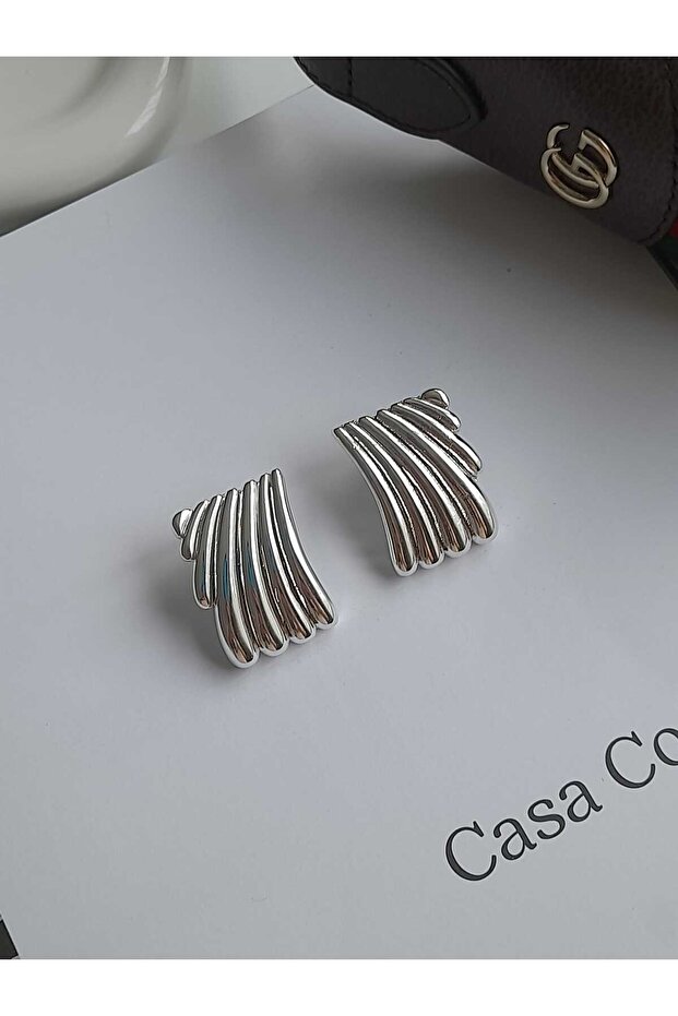 أقراط بيلا الفضية - 1