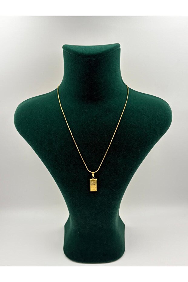 Mini Külçe Altın Model Kolye - 1